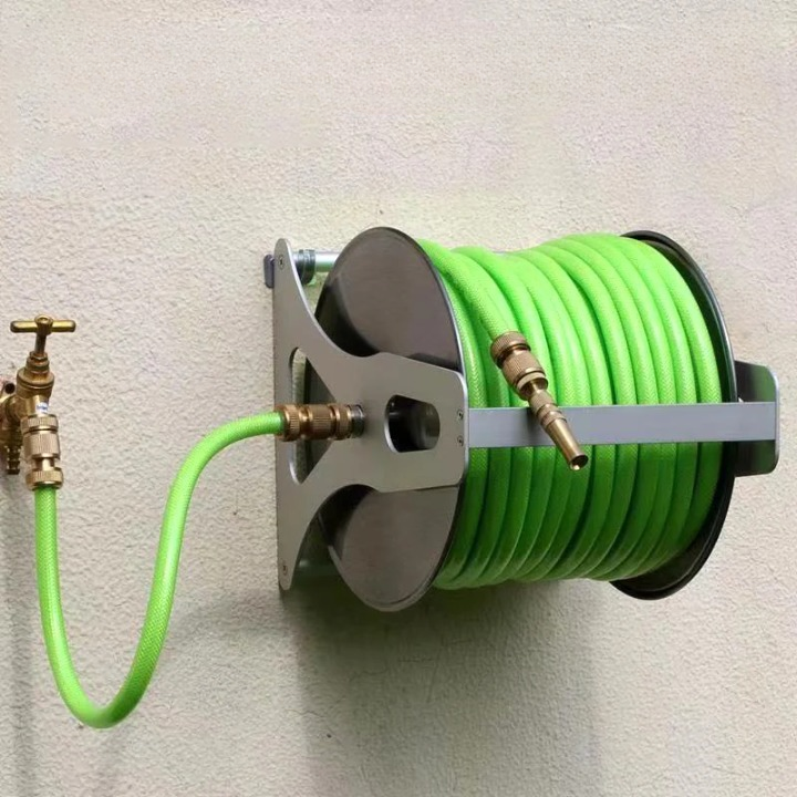 Support Mural Tuyau D'arrosage Jeffergarden Support Mural En Acier Inoxydable 304 Pour Tuyau D'arrosage Support Tuyau D'arrosage