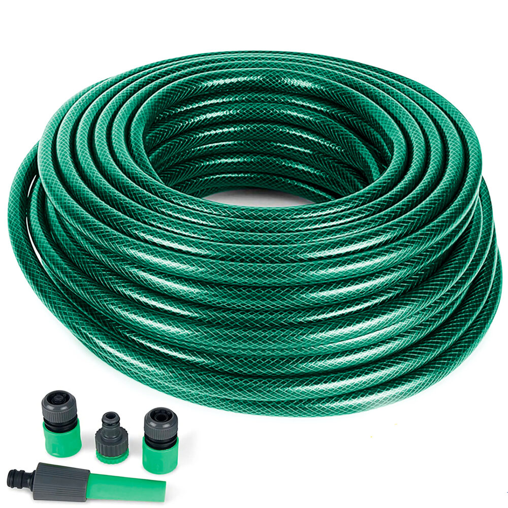 Tuyau d'arrosage triple couche 13mm et ses connecteurs