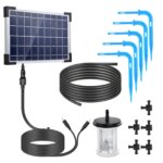 Arrosage goutte à goutte automatique solaire batterie intégrée