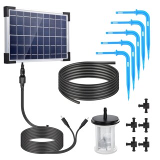 Arrosage goutte à goutte automatique solaire batterie intégrée