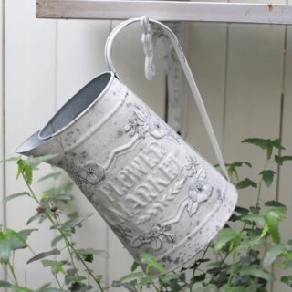 Arrosoir vintage en zinc style fermier