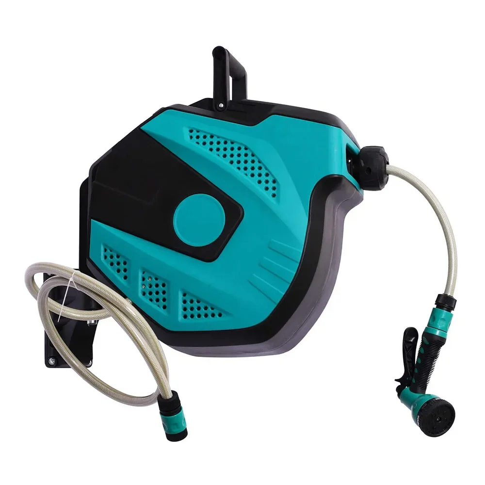 Enrouleur mural de tuyau d'arrosage rétractable