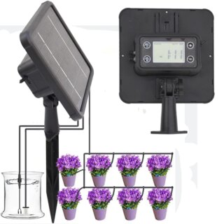 Kit d'arrosage automatique goutte à goutte système solaire