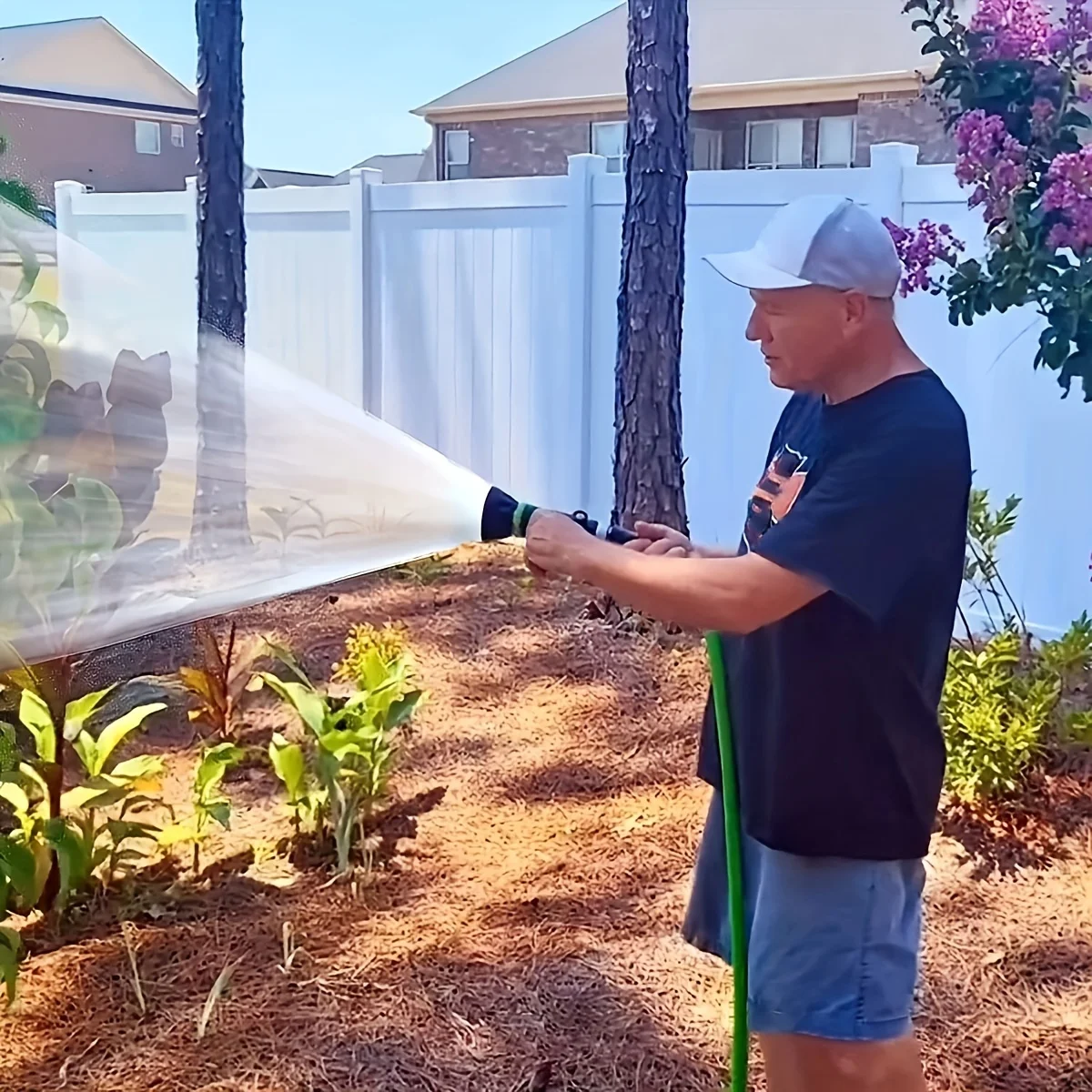 Pistolet d'arrosage bleu et noir