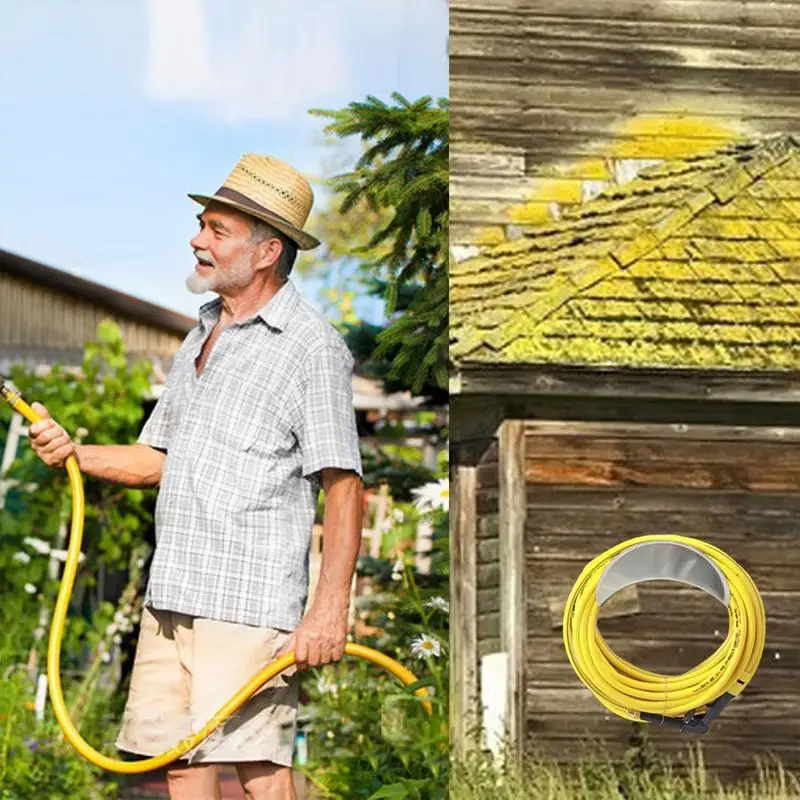 Support de tuyau d'arrosage mural, pour tuyau de 35m